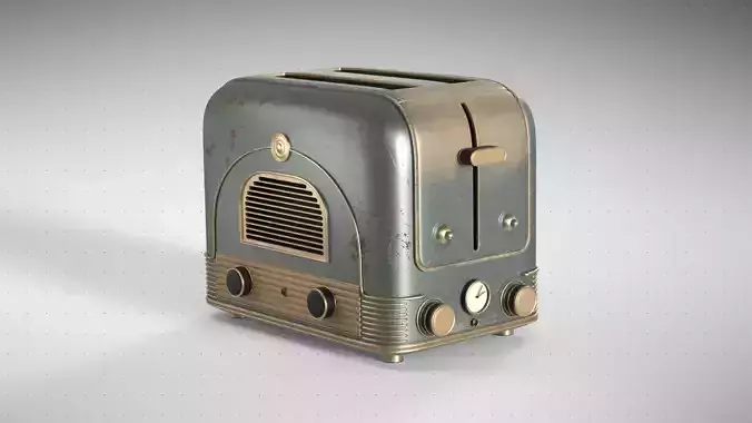 Vintage Toaster 3D model