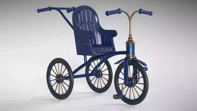 Medieval Convertable Tricycle 3D model