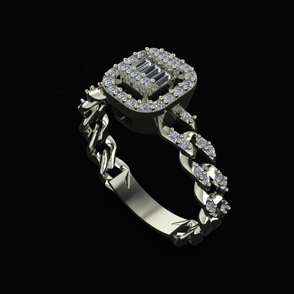 ring helix 3D print model_3