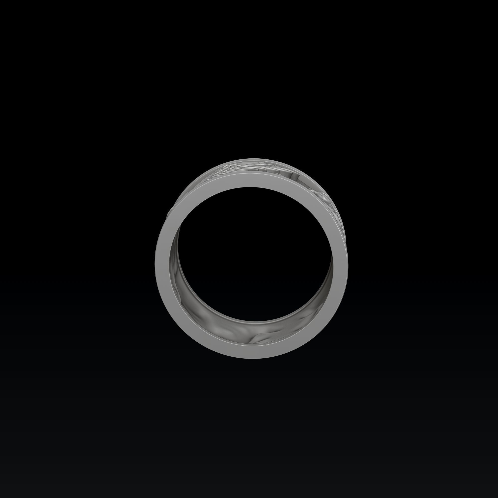 Pegasus Ring 3D print model_3