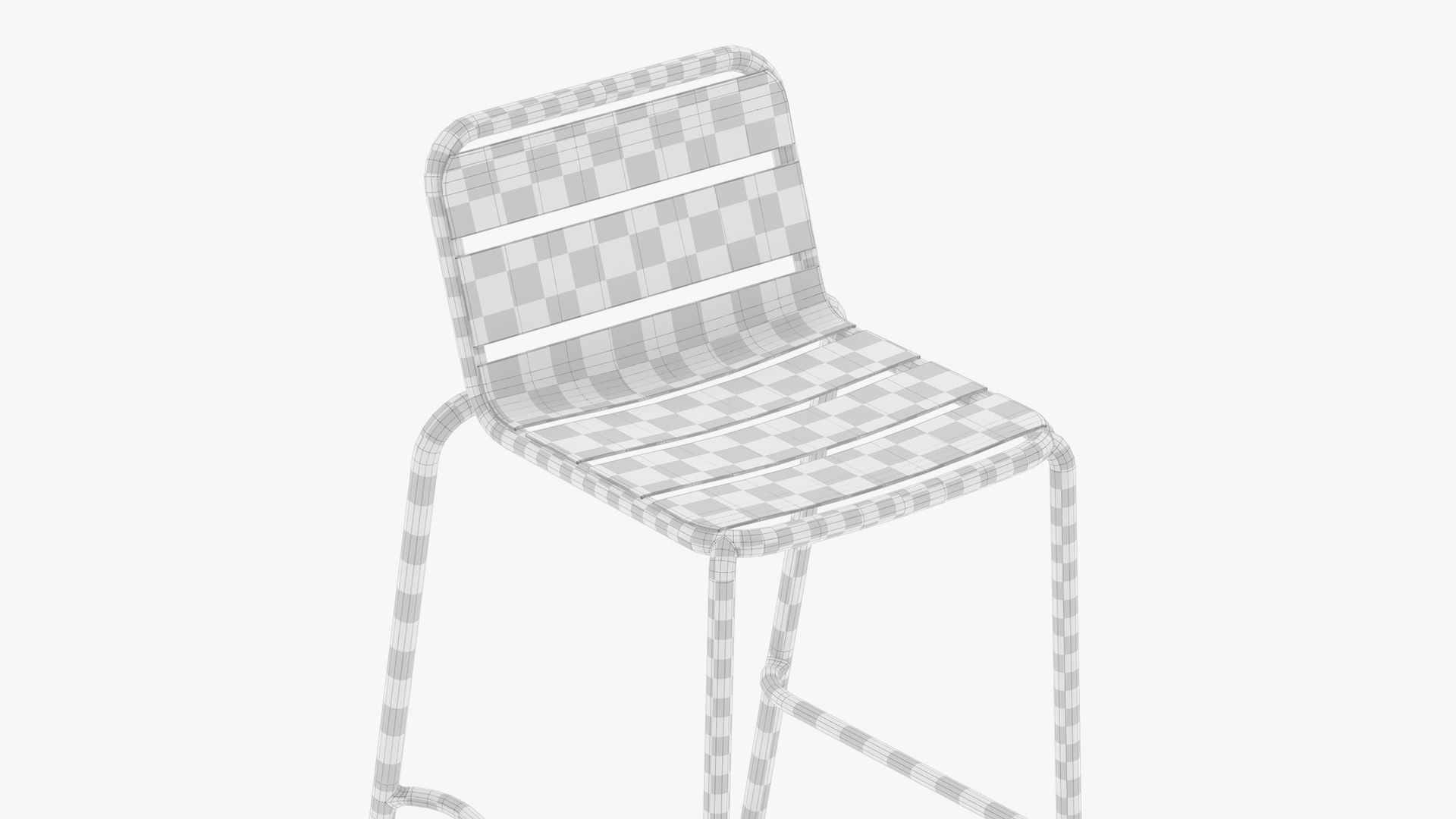 Phuket Table and Chair Set 3D model_6