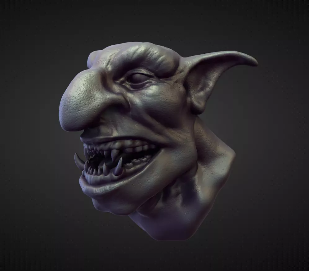 HEAD61 high poly sculpt 3D model_0