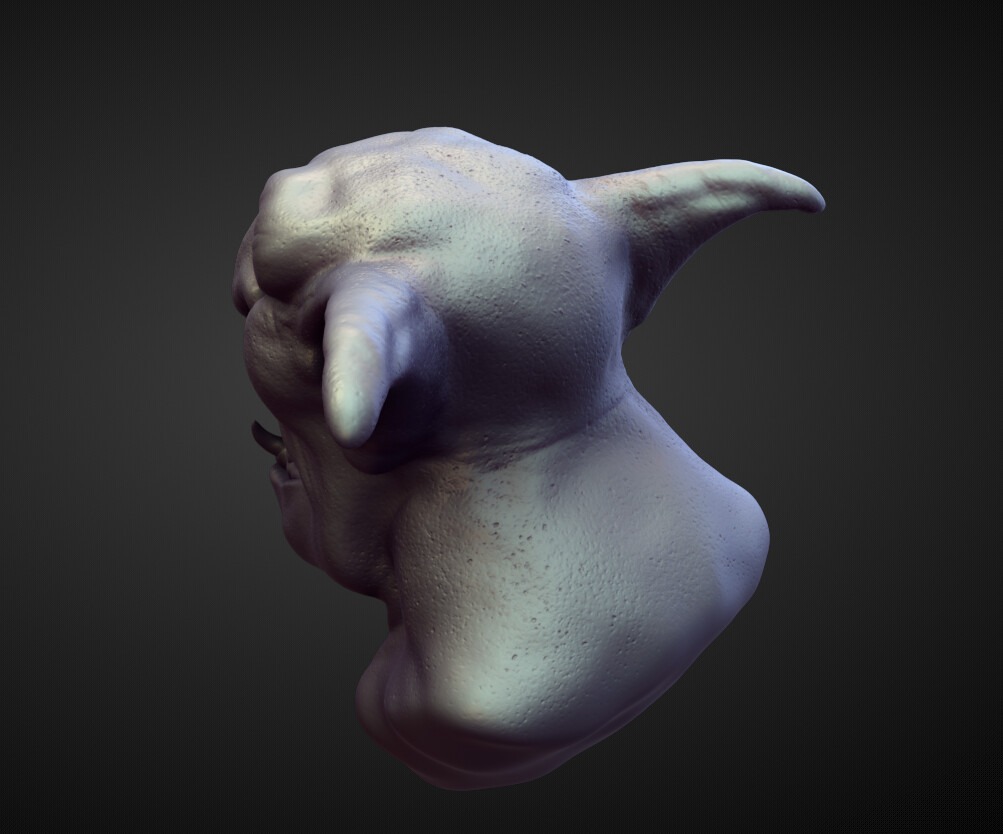 HEAD61 high poly sculpt 3D model_1