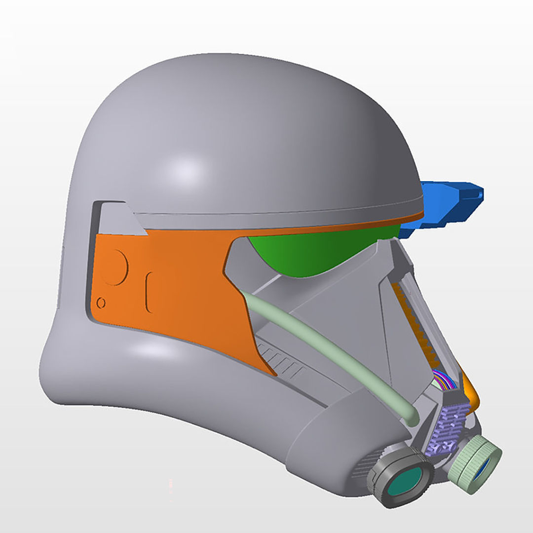 Death Trooper Helmet from Star Wars 3D Model Ready to Print 3D print model_2