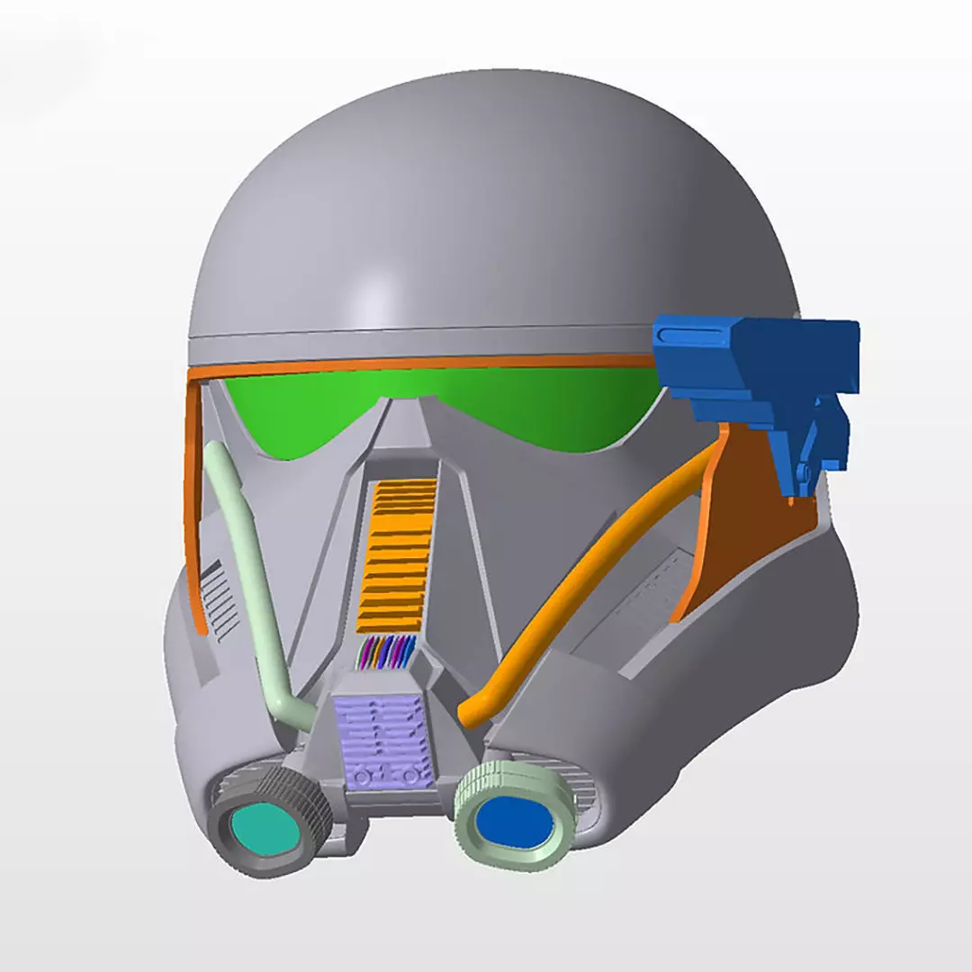 Death Trooper Helmet from Star Wars 3D Model Ready to Print 3D print model_0
