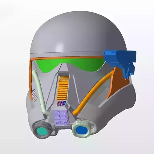 Death Trooper Helmet from Star Wars 3D Model Ready to Print 3D print model