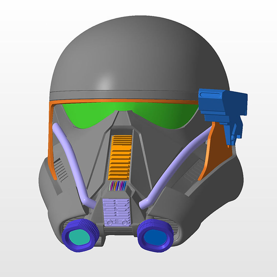 Death Trooper Helmet from Star Wars 3D Model Ready to Print 3D print model_1