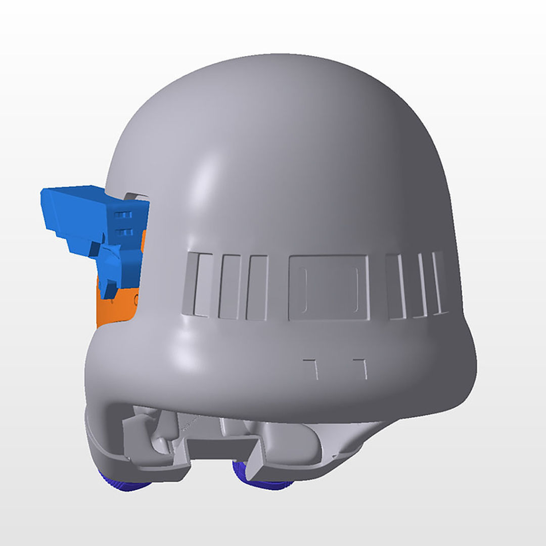 Death Trooper Helmet from Star Wars 3D Model Ready to Print 3D print model_3