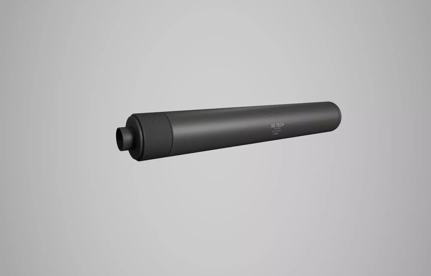 Silencer Low-poly 3D model