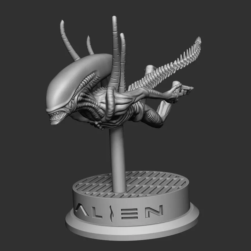 AD Alien Resurrection Swimming 3D print model 3D print model_0