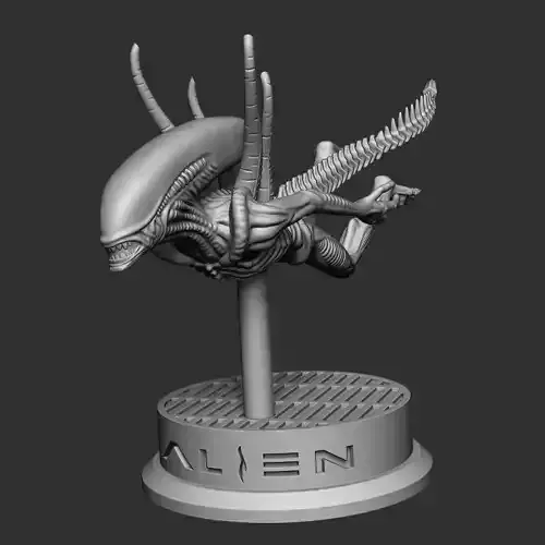 AD Alien Resurrection Swimming 3D print model