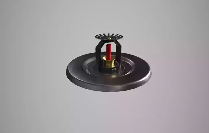Springkler Low-poly 3D model