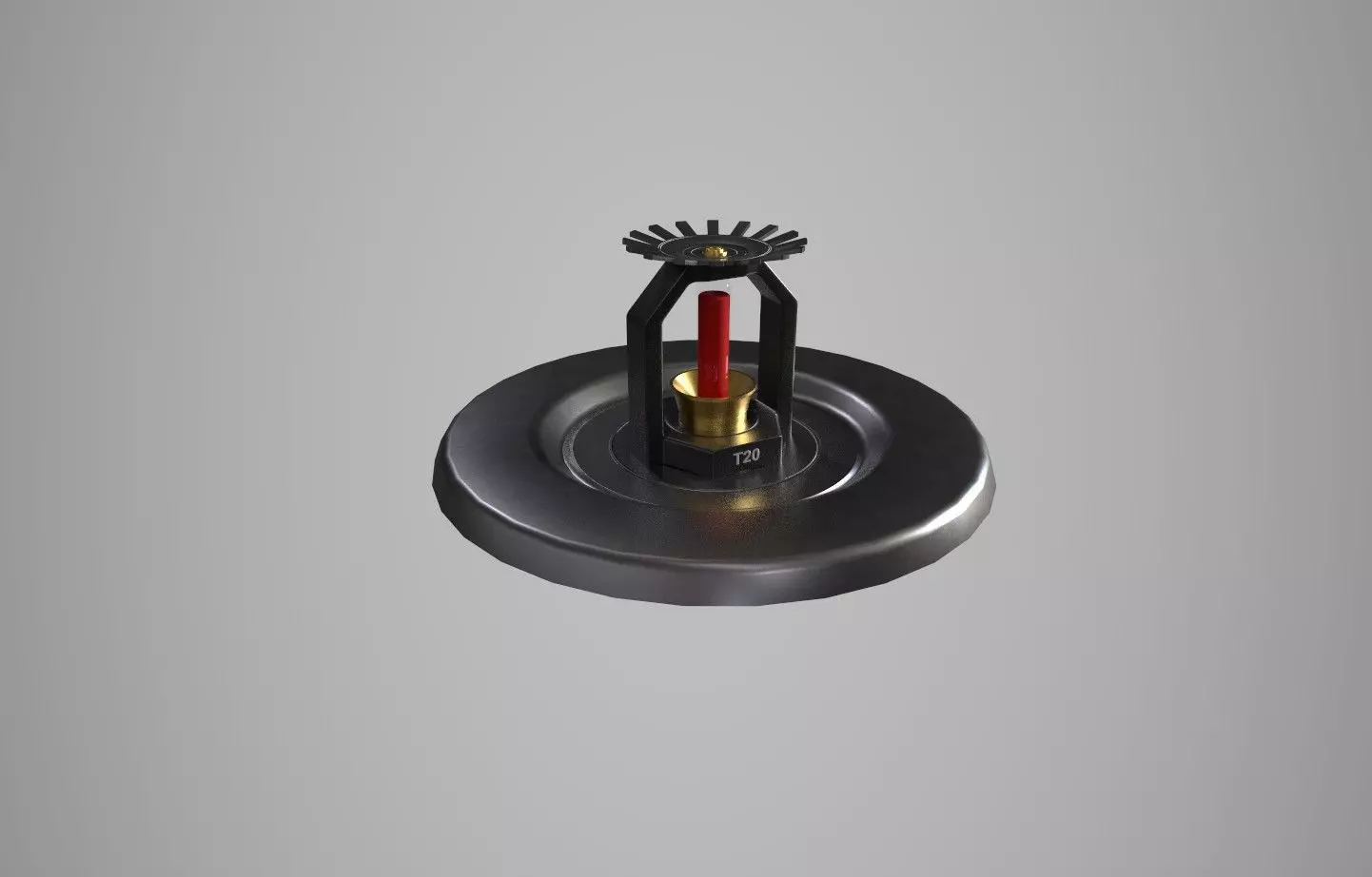 Springkler Low-poly 3D model
