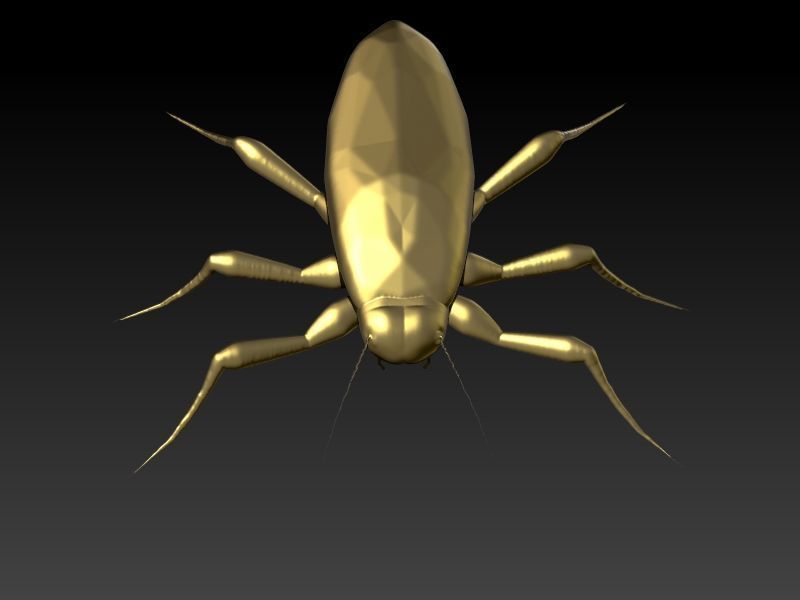 COCKROACH Pendant Necklace 3D print model_19