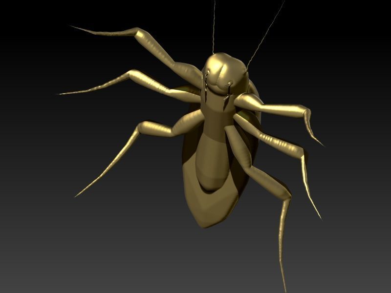 COCKROACH Pendant Necklace 3D print model_27