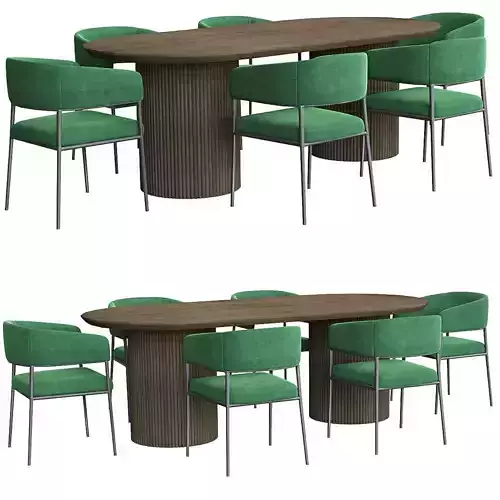 chair Osten Table 3D model