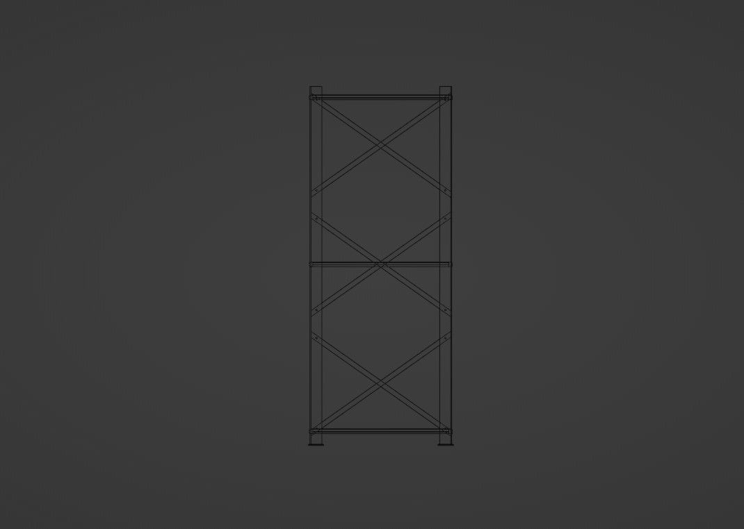 StorageSelf Low-poly 3D model_14