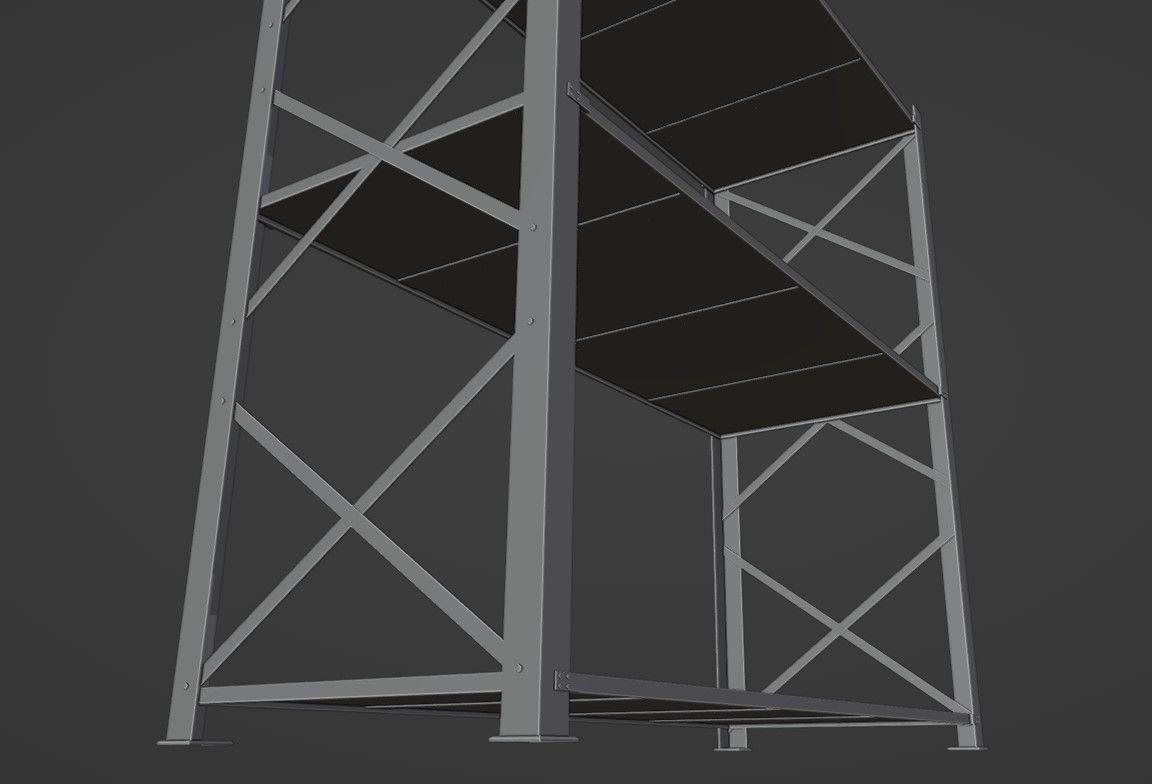 StorageSelf Low-poly 3D model_11