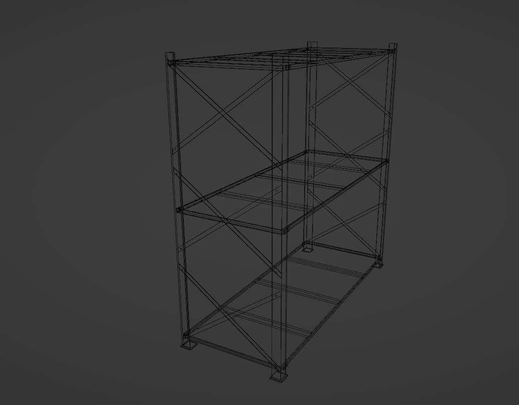 StorageSelf Low-poly 3D model_15