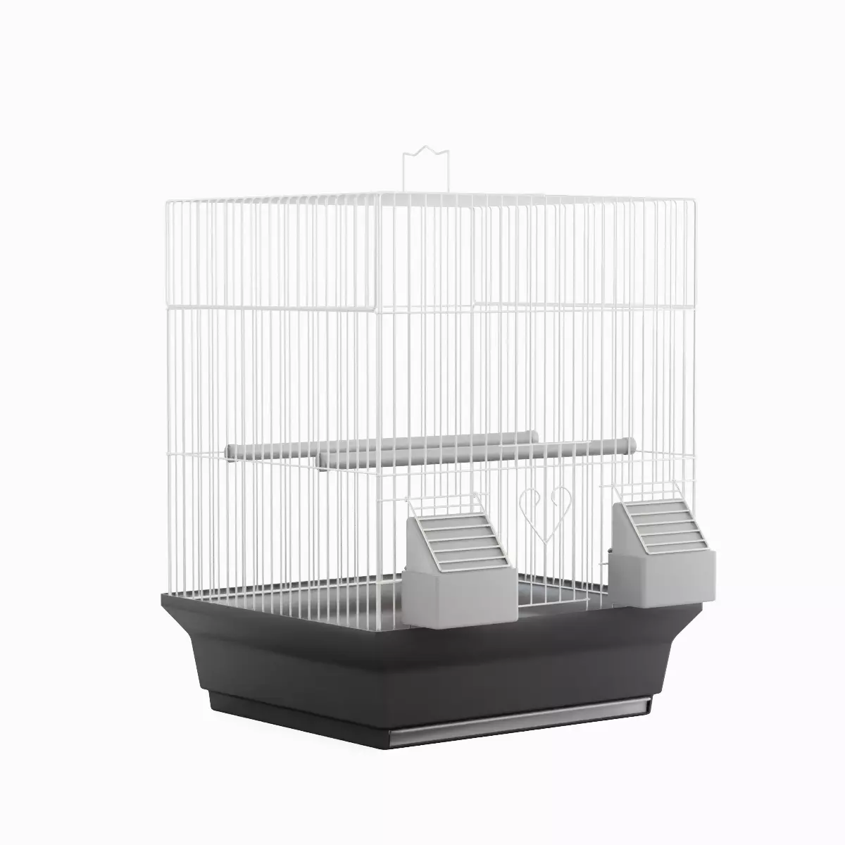 Birdcage Silver 3D model_0