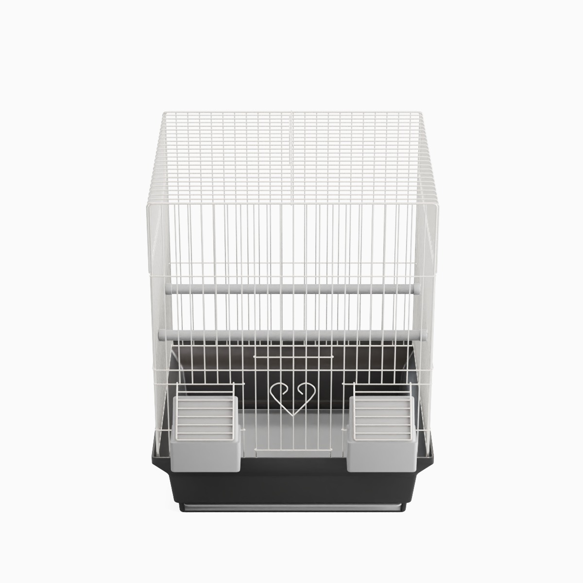 Birdcage Silver 3D model_3