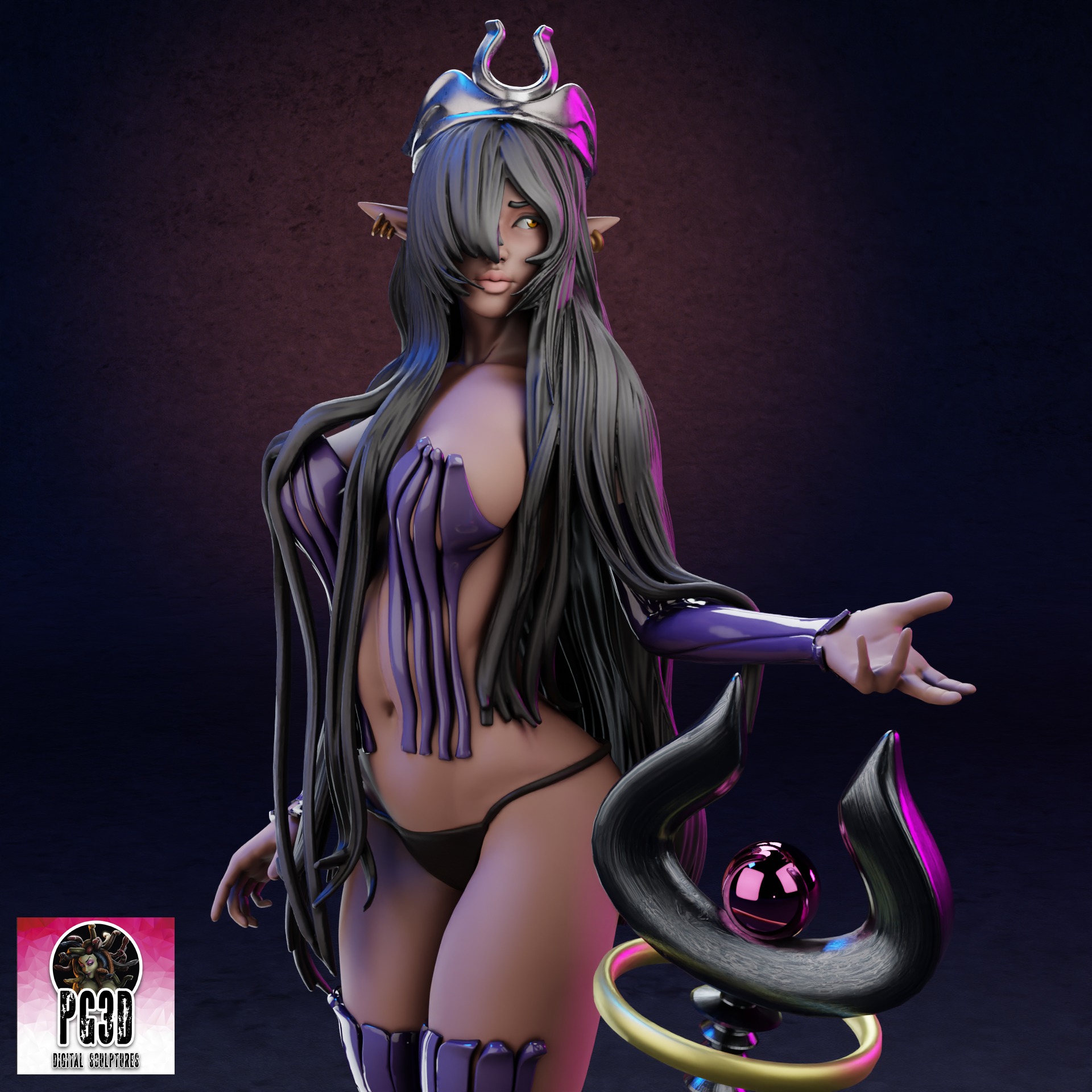 Origa from Kuroinu - 1TO10 STL FILE 3D PRINT MODEL 3D print model_3