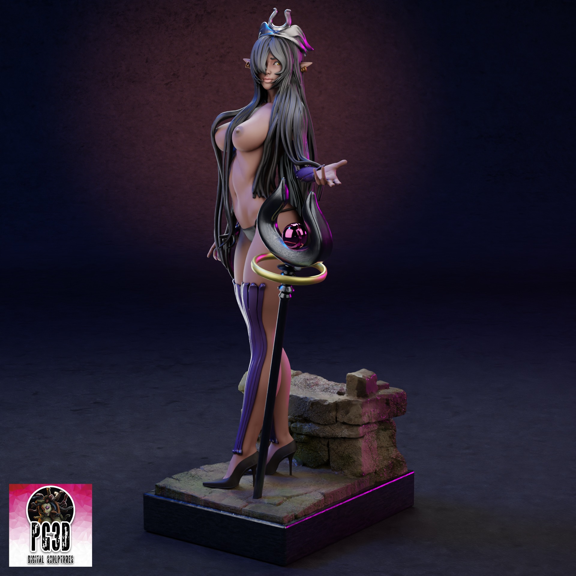 Origa from Kuroinu - 1TO10 STL FILE 3D PRINT MODEL 3D print model_7