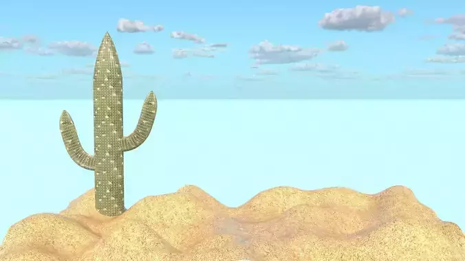 Cactus In Desert