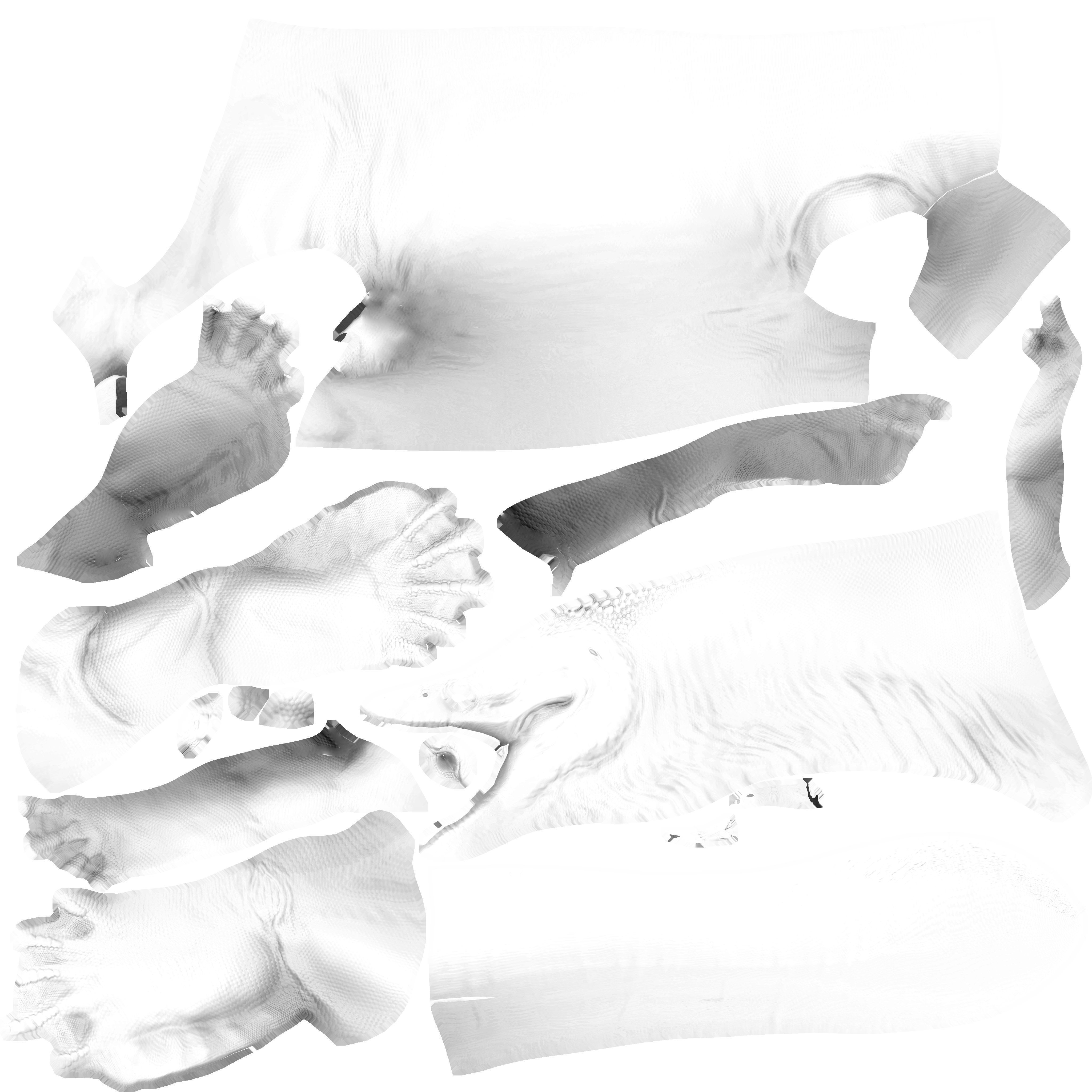  Nothosaurus Low-poly 3D model_10