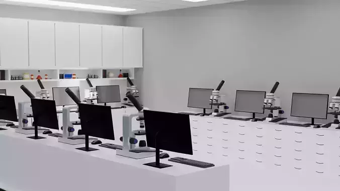 3D Scientific Lab Model