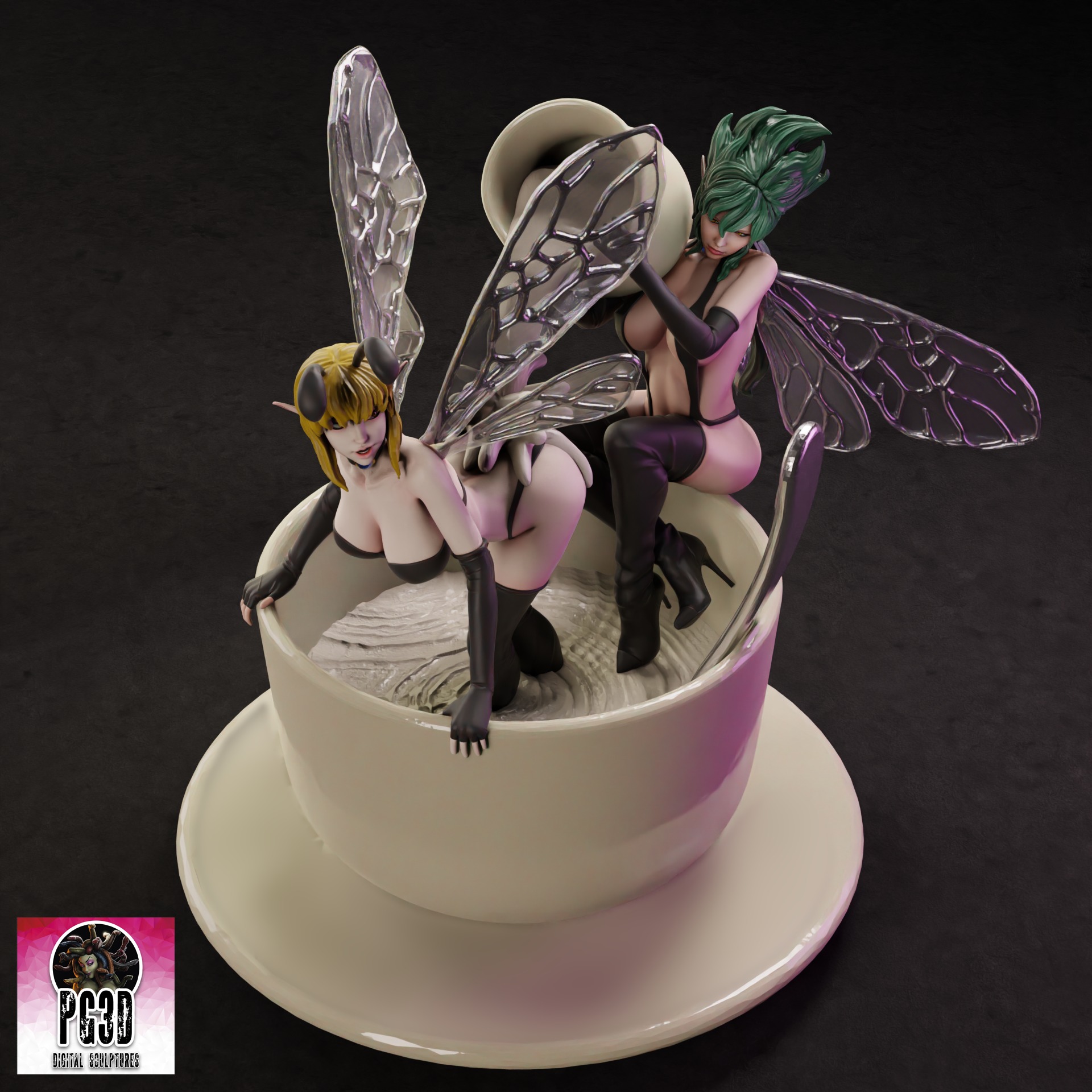 Bondag Fairies - 1TO1 STL FILE 3D PRINT MODEL 3D print model_4