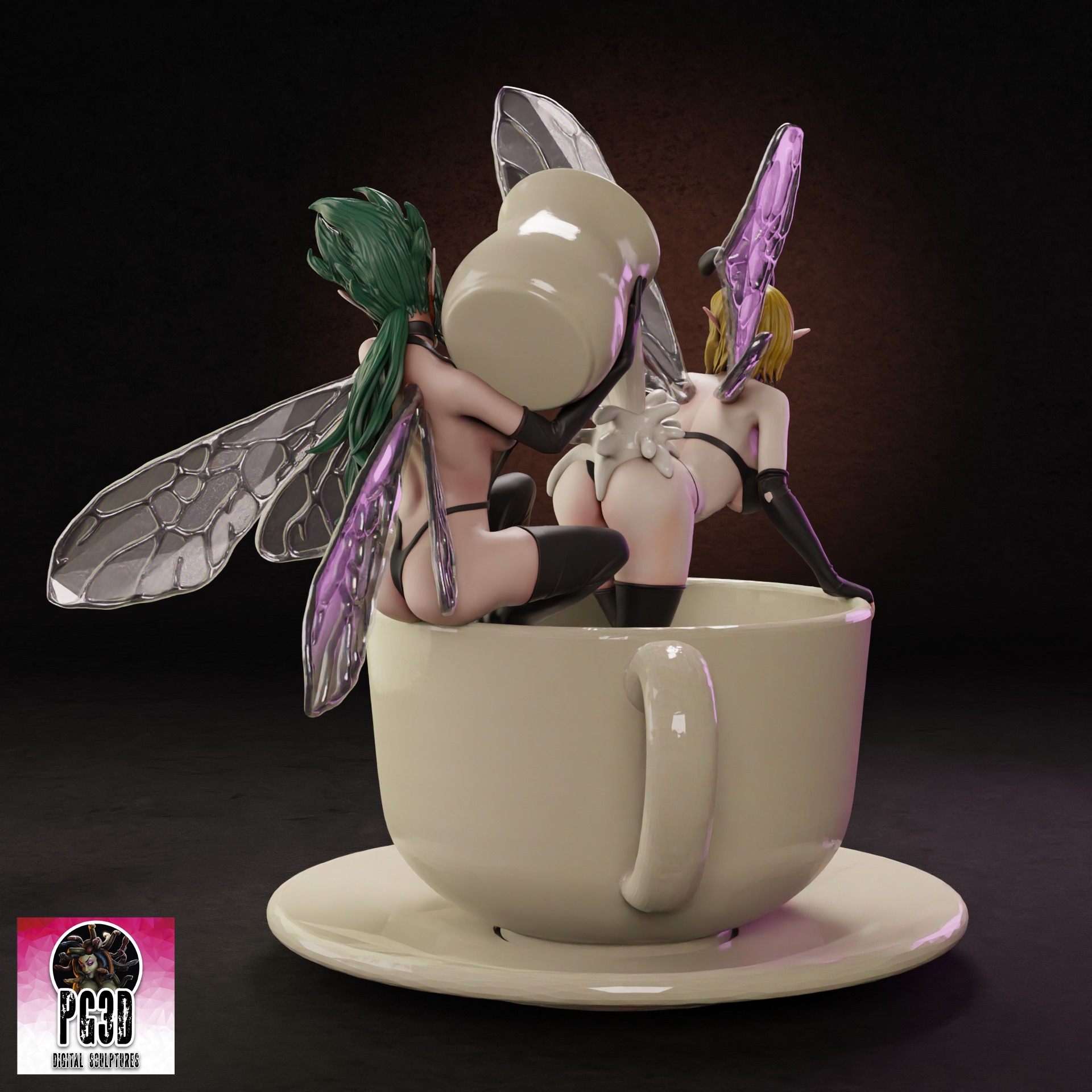Bondag Fairies - 1TO1 STL FILE 3D PRINT MODEL 3D print model_2