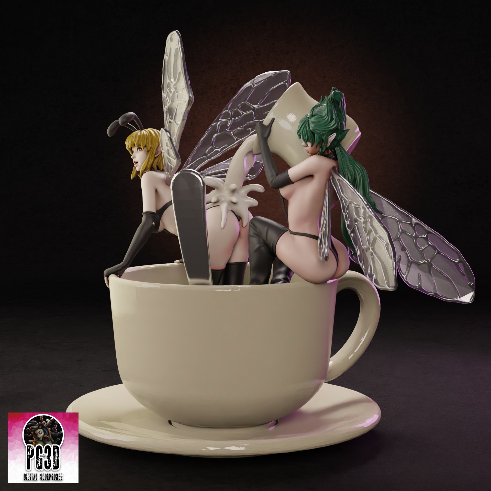 Bondag Fairies - 1TO1 STL FILE 3D PRINT MODEL 3D print model_1