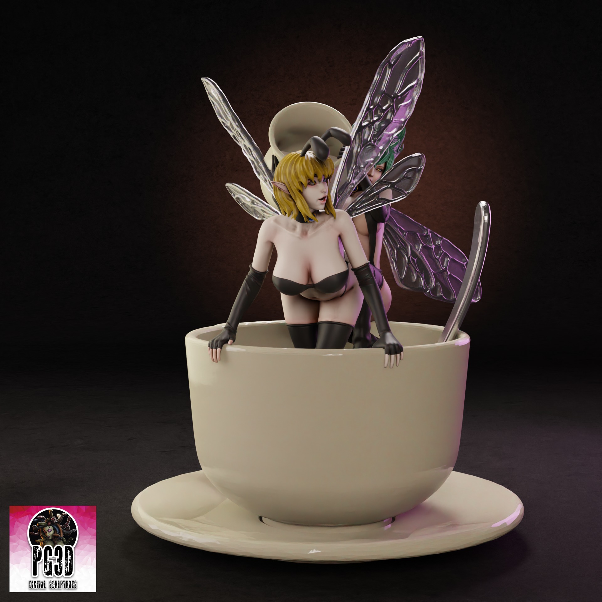 Bondag Fairies - 1TO1 STL FILE 3D PRINT MODEL 3D print model_3