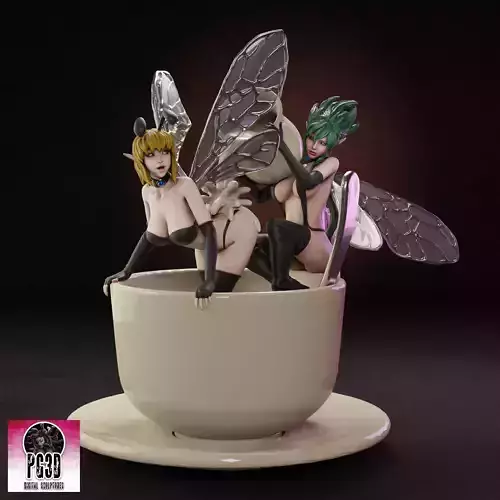 Bondag Fairies - 1TO1 STL FILE 3D PRINT MODEL 3D print model Bondag Fairies - 1TO1 STL FILE 3D PRINT MODEL 3D print model