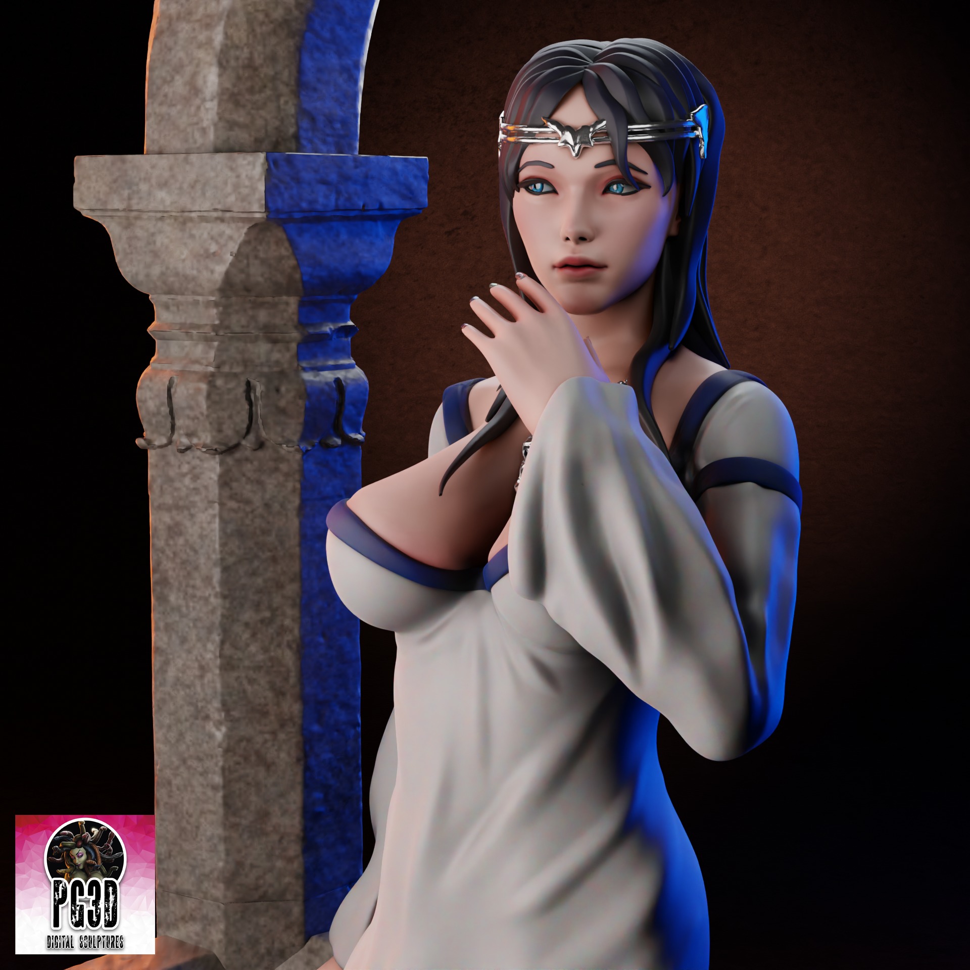 LOTR Arwen Balcony - 1TO10 STL FILE 3D PRINT MODEL 3D print model_7