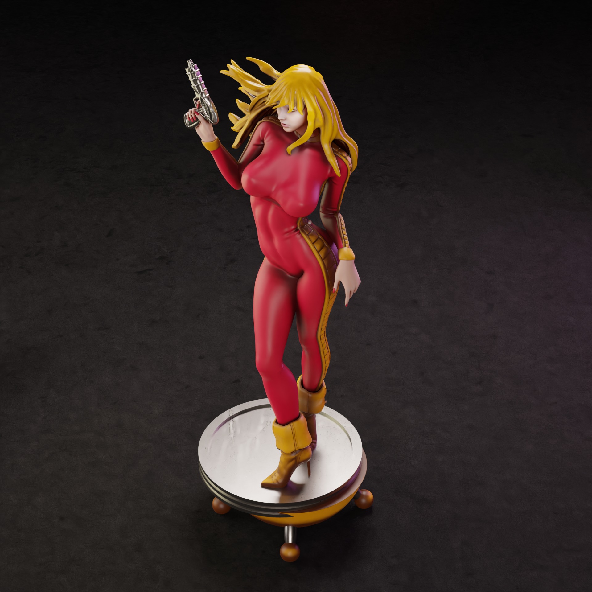 Barbarella - 1TO10 STL FILE 3D PRINT MODEL 3D print model_4