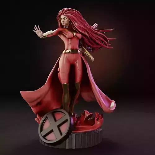Dark Phoenix - 1TO10 STL FILE 3D PRINT MODEL 3D print model