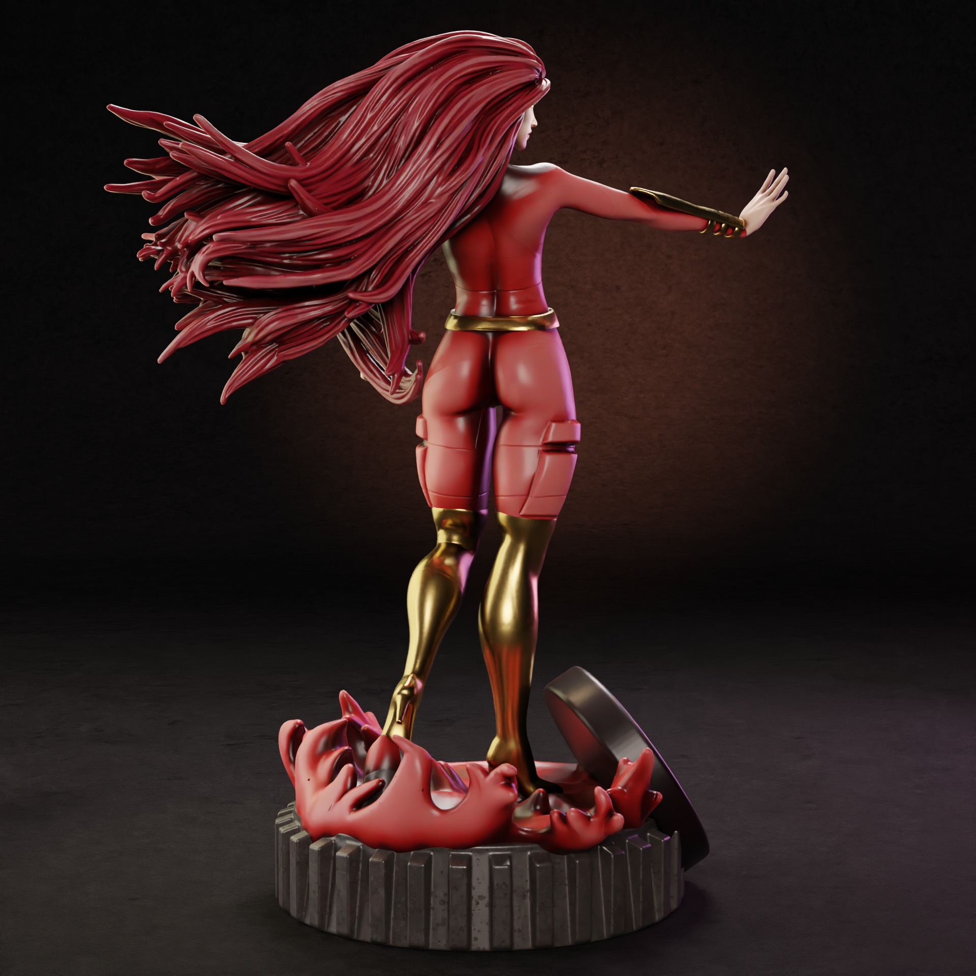 Dark Phoenix - 1TO10 STL FILE 3D PRINT MODEL 3D print model_3
