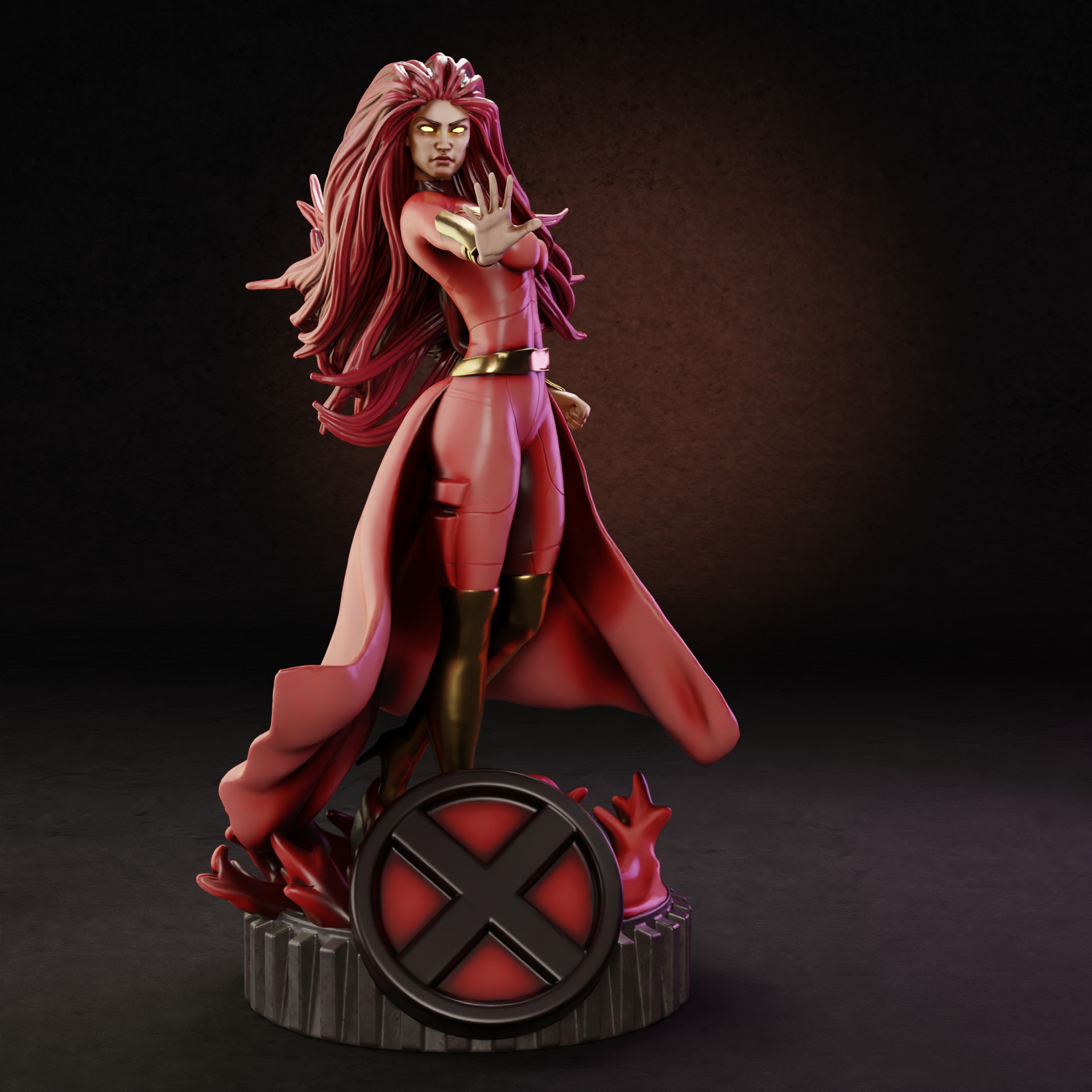 Dark Phoenix - 1TO10 STL FILE 3D PRINT MODEL 3D print model_1