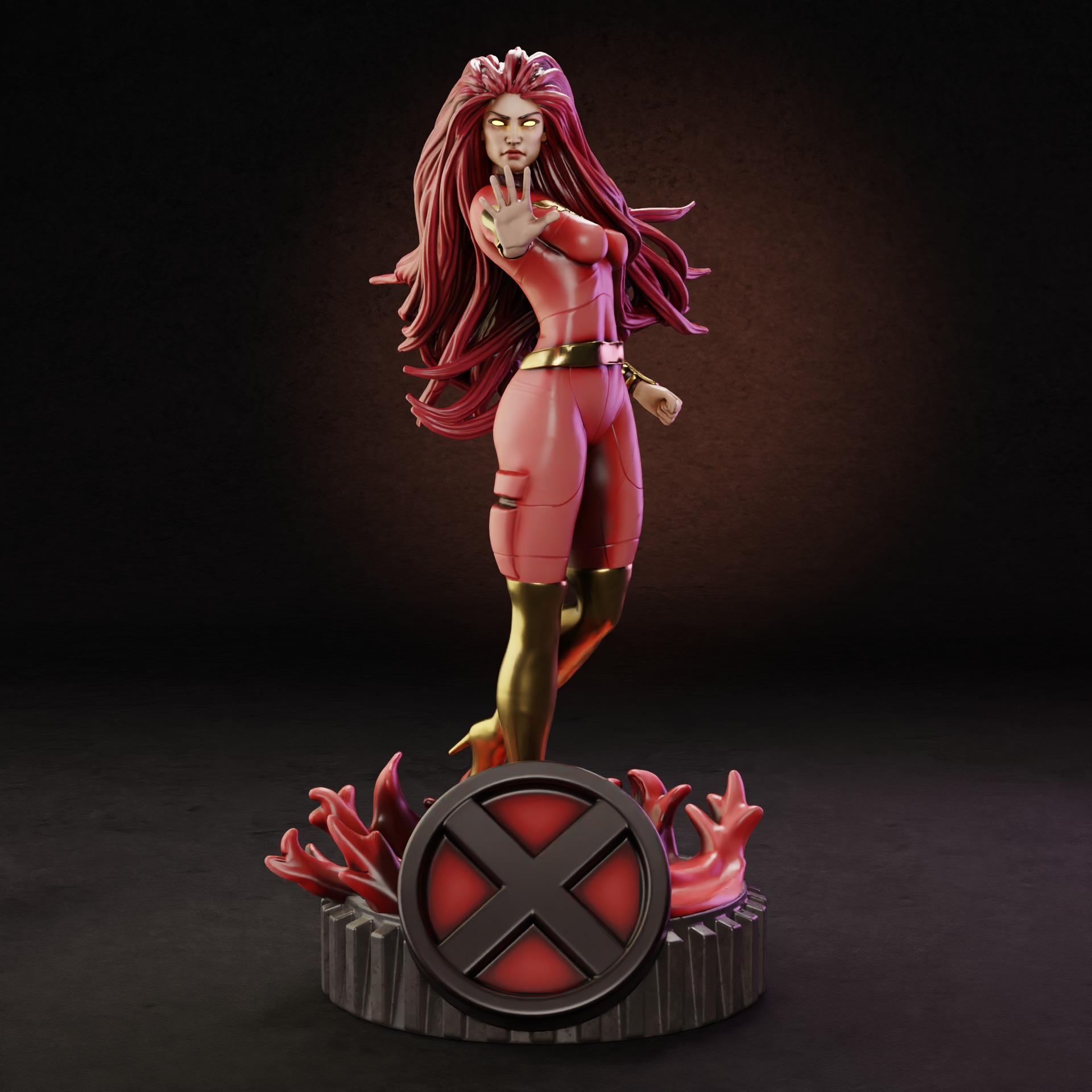 Dark Phoenix - 1TO10 STL FILE 3D PRINT MODEL 3D print model_4