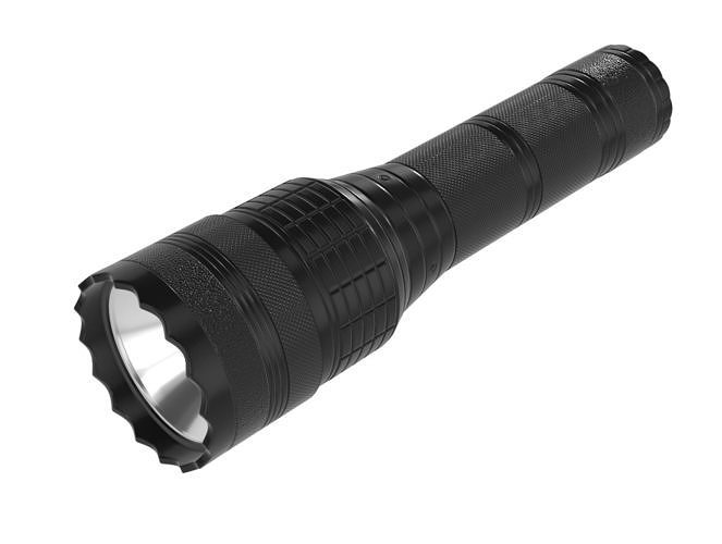 Tactical Flashlight 001 Low-poly 3D model