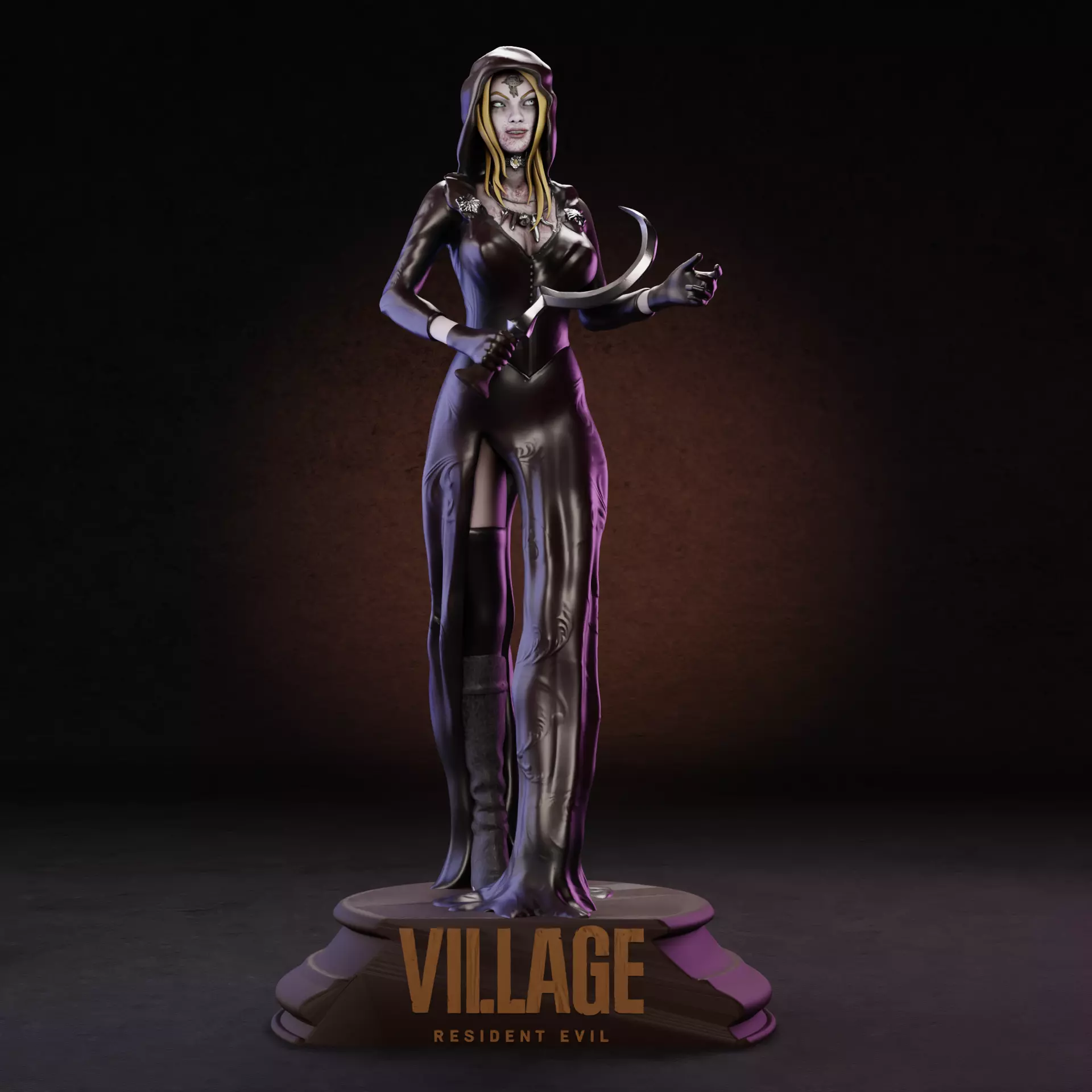 Resident Evil Bela Dimitrescu - 1TO10 STL FILE 3D PRINT MODEL 3D print model