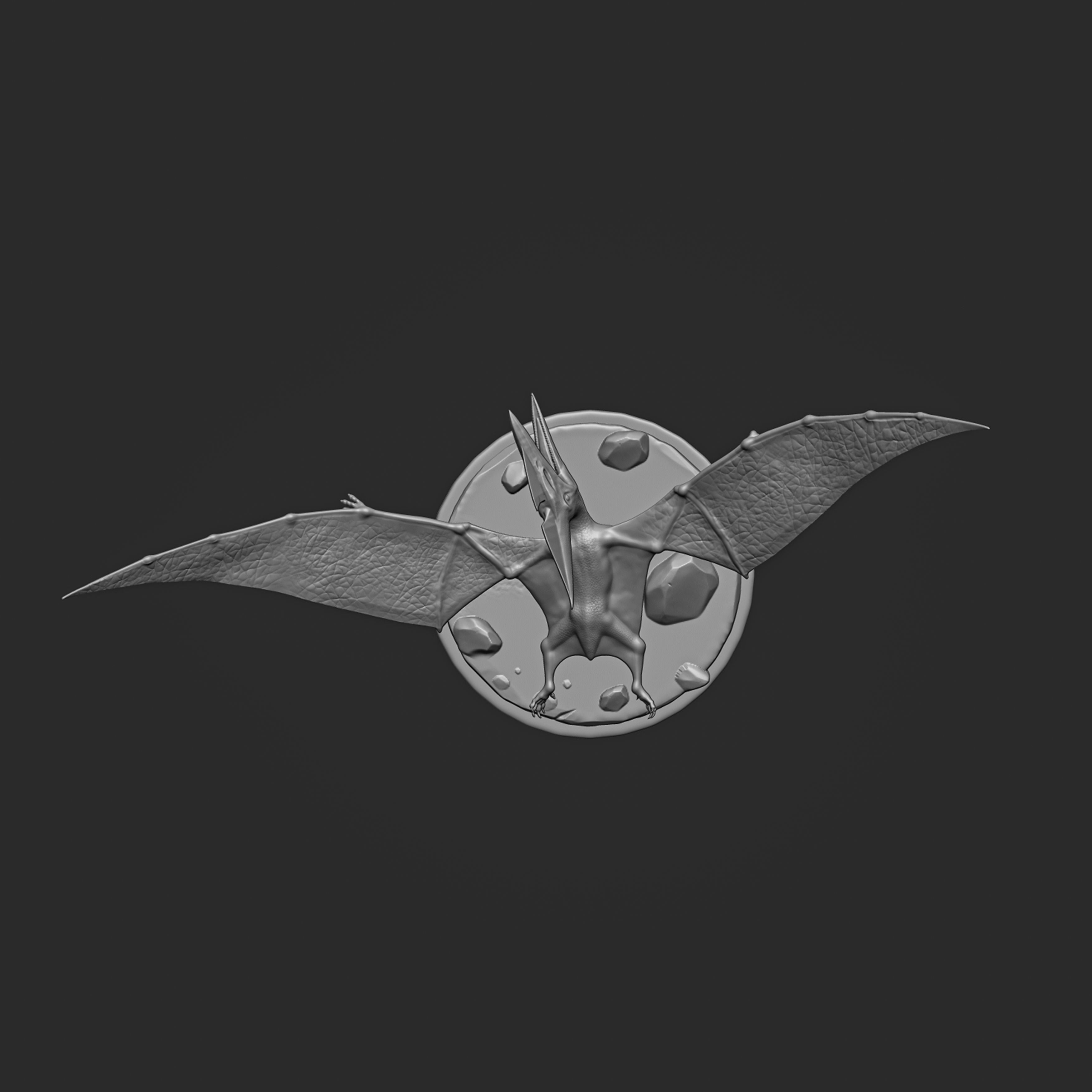 Pteranodon-dinosaur 3D print model_9