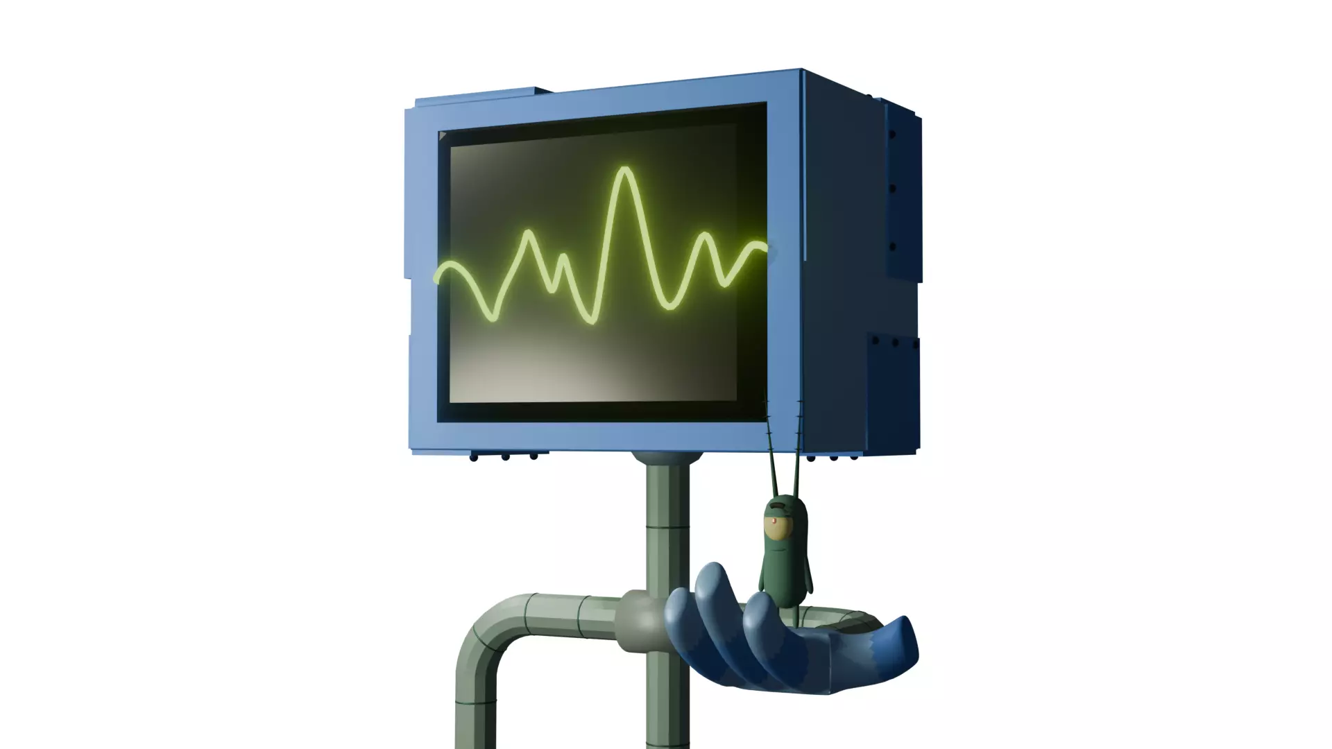 Spongebob Karen and Plankton 3D model_0