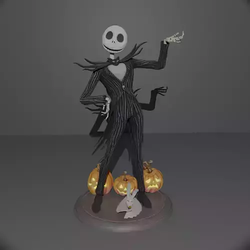 Jack Skellington 3D print model Jack Skellington 3D print model