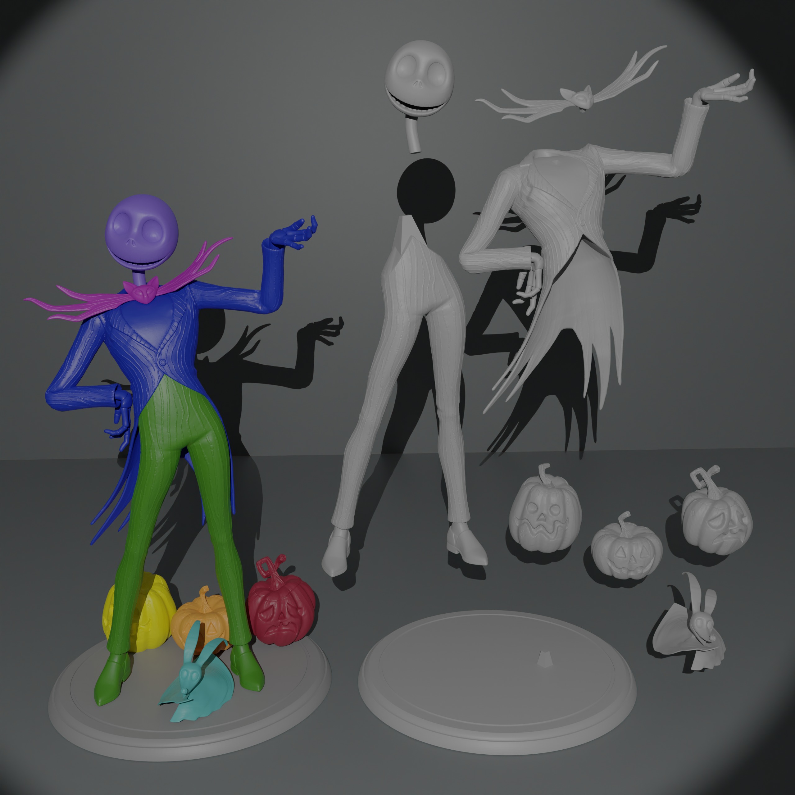 Jack Skellington 3D print model_12