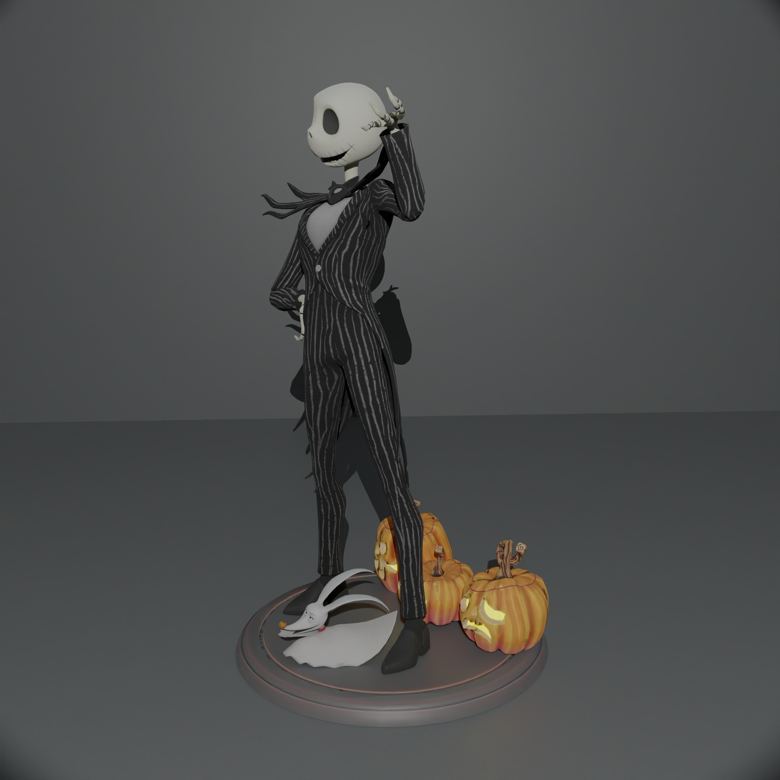 Jack Skellington 3D print model_2