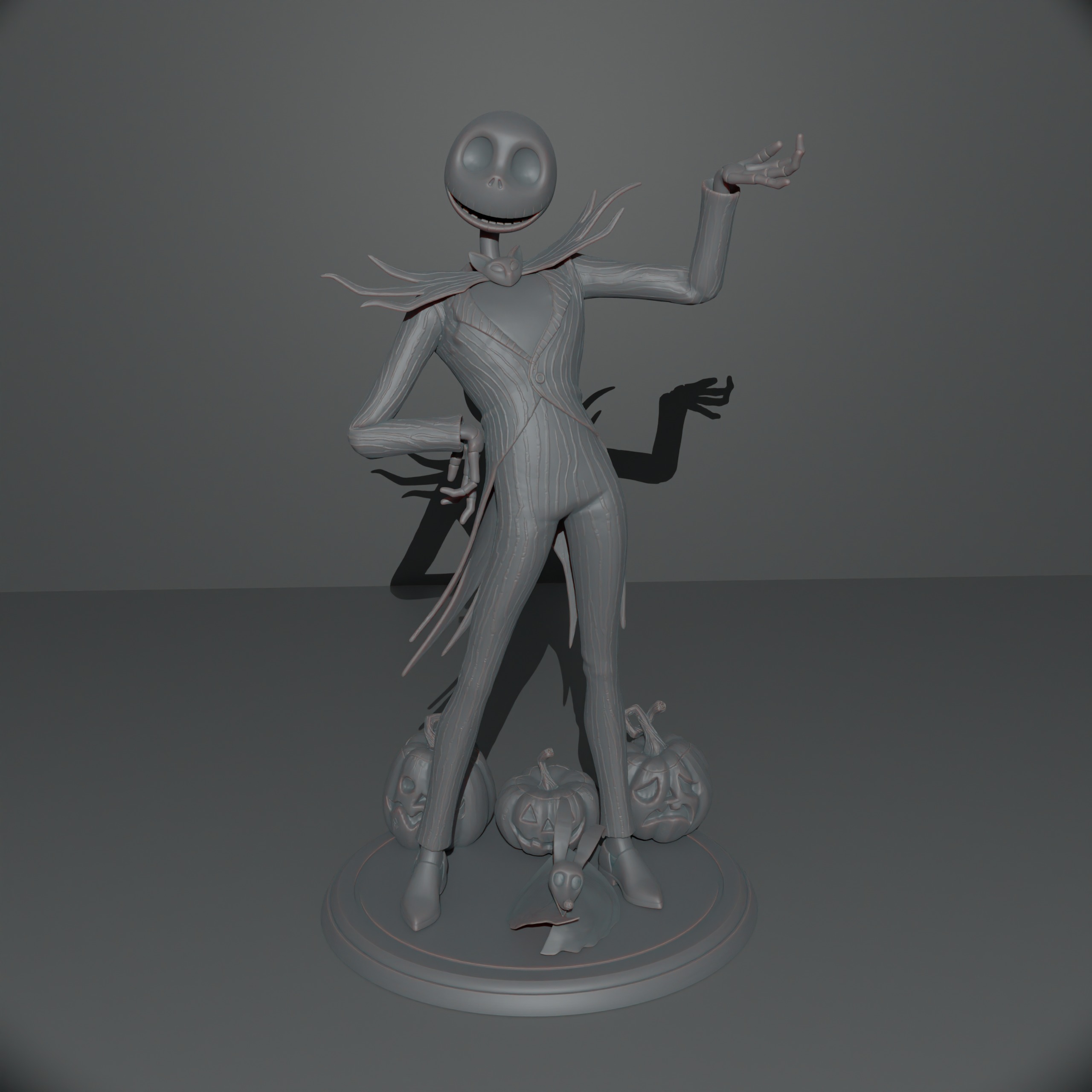 Jack Skellington 3D print model_1