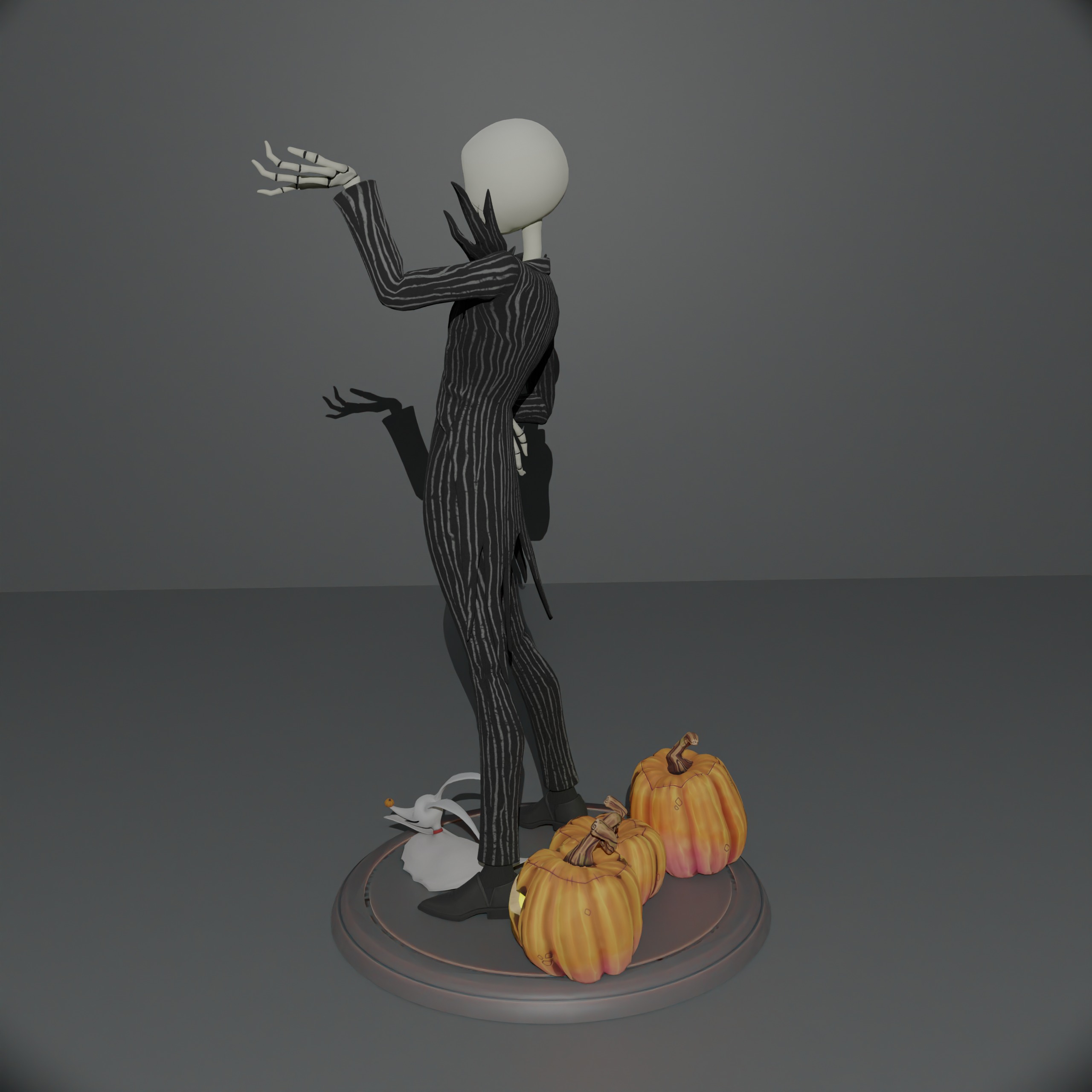 Jack Skellington 3D print model_4